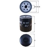 Genuine MAHLE Replacement Screw-on Engine Oil Filter OC 501 OC501