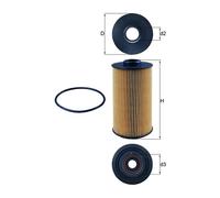 Mahle Original Oil Filter 11421435101 / 11421745390 - fits BMW 850 E31 5.0/5.4/5.6 90 to 99