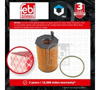 Oil Filter fits AUDI A4 B8 3.0D 11 to 15 057115441B 059115561D 059198405 Febi
