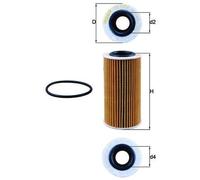 Oil Filter fits AUDI A7 4G, 4KA 3.0D 2014 on Mahle 059115561G 059198405B Quality