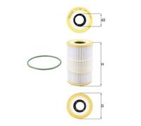 MAHLE Oil Filter Element - OX1185D