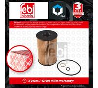 Febi Bilstein 108982 Oil Filter Fits BMW