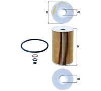MAHLE ORIGINAL OX 127/1D Oil filter