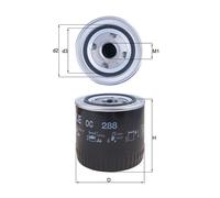 Oil Filter OC288 Mahle 00K04884899AC 3322581 LR029240 AJ0414302B LPW000070