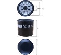 MAHLE OC 215 Oil Filter