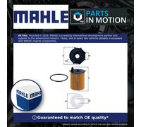 Oil Filter fits CHRYSLER YPSILON 9 11 to 18 312A2.000 Mahle 0055224598 55224598