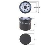 Oil Filter fits DAEWOO KALOS KLAS 1.2 2003 on B12S1 Mahle 1651073013 Quality New