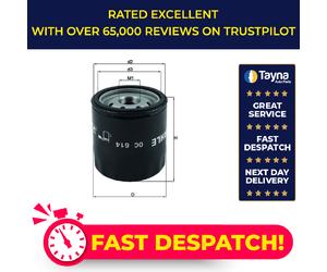 Oil Filter fits DODGE CALIBER 1.8 2.0 2.4 2006 on Mahle 1AML00006A 2AML00339A
