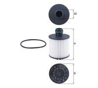 MAHLE Oil Filter - OX1171D