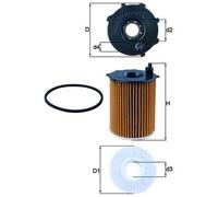 HIGH QUALITY HIGH QUALITY OIL FILTER FOR FORD CITROEN C MAX II DXA CB7 DXA CEU