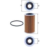Oil Filter fits FORD FOCUS Mk4 1.5D 2018 on 8-Speed Automatic Transmission Mahle