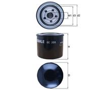 Oil Filter fits FORD Mahle 3252732 3252742 5021023 880X6714CA EFL364 Quality New