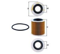 Oil Filter fits FORD RANGER TKE TDCi 3.2D 2011 on Mahle 1720612 BB3Q6744BA New