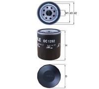 Oil Filter fits FORD S-MAX TDCi 2.0D 15 to 18 Mahle 1890364 2193141 DS7Q6714AA