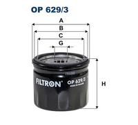 FILTRON OP 629/3 Oil filter