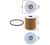 MAHLE ORIGINAL OX 339/2D Oil filter