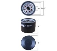Oil Filter fits HONDA CR-V Mk4 RE6 1.6D 2013 on Mahle 15400RZ0G01 Quality New