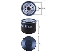 Oil Filter fits HONDA CR-V Mk4 RE6 1.6D 2013 on Mahle 15400RZ0G01 Quality New