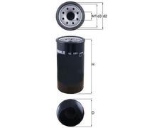 Oil Filter Fits Isuzu Vauxhall Rodeo Trooper D-Max Monterey MAHLE OC 584