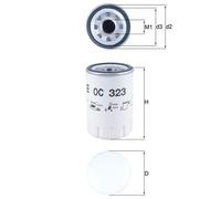 KNECHT OC 323 Oil Filter for AUDI,CHRYSLER,DAIMLER,JAGUAR,LINCOLN,SEAT,VW