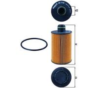 Oil Filter fits JEEP GRAND CHEROKEE Mk4 3.0D 2011 on Mahle 68109834AA 68229402AA