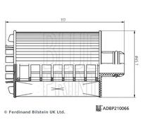 OIL FILTER FITS: JEEP WRANGLER IV 2.2 MULTIJET II I