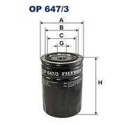 FILTRON OP 647/3 Oil filter