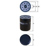 Oil Filter fits KIA RIO DC 1.3 1.5 00 to 05 Mahle 0B63114302 0FE3R14302 Quality