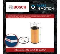 Bosch P7062 Car Oil Filter - Separates Soot and Metal Particles from Engine Oil - Provides Reliable Engine Lubrication
