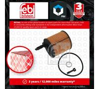 febi bilstein 180329 Oil Filter with seal and additional parts, 1 unit