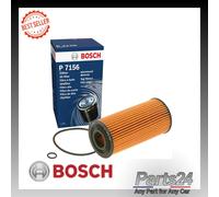 Bosch P7156 Car Oil Filter - Separates Soot and Metal Particles from Engine Oil - Provides Reliable Engine Lubrication
