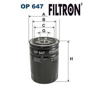 FILTRON OP 647 Oil filter
