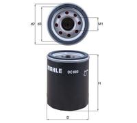 MAHLE ORIGINAL OC 602 Oil filter