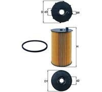 OX 205/2D Oil Filter - Oil Filter with Gasket / Gasket Set