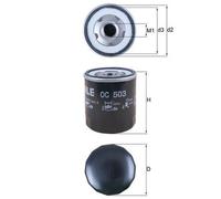 Oil Filter fits LDV 400 2.5D 95 to 98 ET70 Mahle 0192143 192143 Quality New