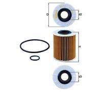 Oil Filter fits LEXUS LS500 3.5 2017 on V35A-FTS Mahle 041520R010 0415231030 New