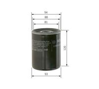 BOSCH 0 986 452 064 Oil Filter Service Replacement Fits Mazda B-Series 2.2 D