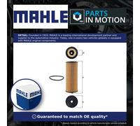 Oil Filter fits MERCEDES AMG GTR C190, R180 4.0 2016 on M178.980 Mahle Quality