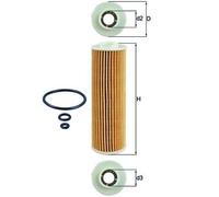Oil Filter fits MERCEDES C160 CL203 1.8 02 to 08 M271.921 Mahle 2711800009 New