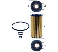 Oil Filter fits MERCEDES E280 S211, W211 3.2D 04 to 09 OM648.961 Mahle Quality