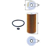 MAHLE Original Oil Filter OX201D - OE Fit for Mercedes A-Class/B-Class/Vaneo