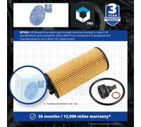 Oil Filter fits BMW 116D F40 1.5D 2019 on B37C15A Blue Print 11428593186 Quality