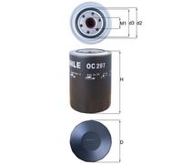 Oil Filter fits MITSUBISHI PAJERO 3.2D 2006 on 4M41 Mahle 1230A046 1230A154 New