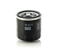 Oil Filter fits NISSAN 370Z Z34 3.7 2009 on VQ37VHR Mann 1520800Q1K 152083J400
