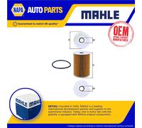 MAHLE Original Oil Filter OX 415D with Gasket – Fits Nissan Renault Opel Vauxhall