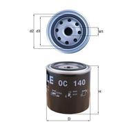 KNECHT OC 140 Oil Filter for BEDFORD,LDV,NISSAN