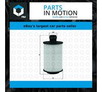 Oil Filter fits OPEL ANTARA L07 2.2D 10 to 15 Mahle 4818038 93745801 95599740