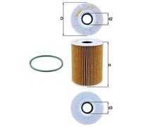 MAHLE Oil Filter Element - OX254D4