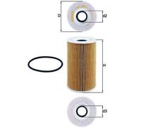 MAHLE Oil Filter - OX1281D