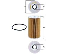MAHLE Oil Filter - OX1281D